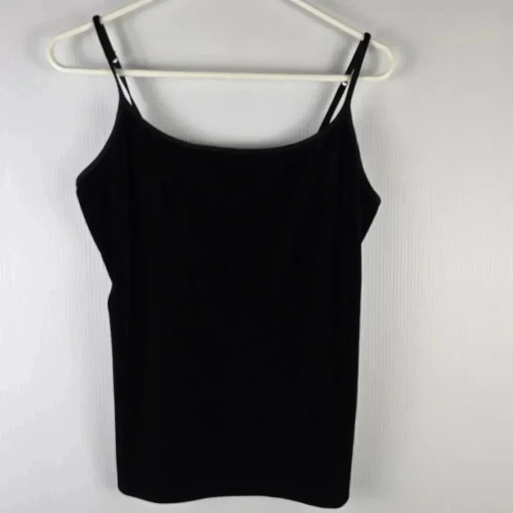 NWOT Talbots Stretch Velvet Like Spaghetti Strap Tank Top Size M